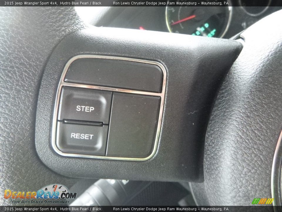 2015 Jeep Wrangler Sport 4x4 Hydro Blue Pearl / Black Photo #20