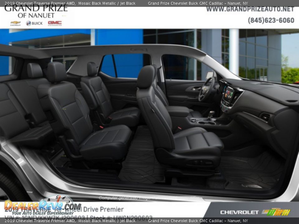 2019 Chevrolet Traverse Premier AWD Mosaic Black Metallic / Jet Black Photo #6