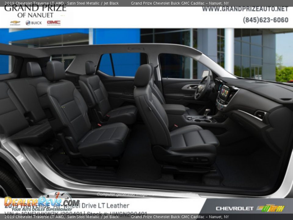 2019 Chevrolet Traverse LT AWD Satin Steel Metallic / Jet Black Photo #6