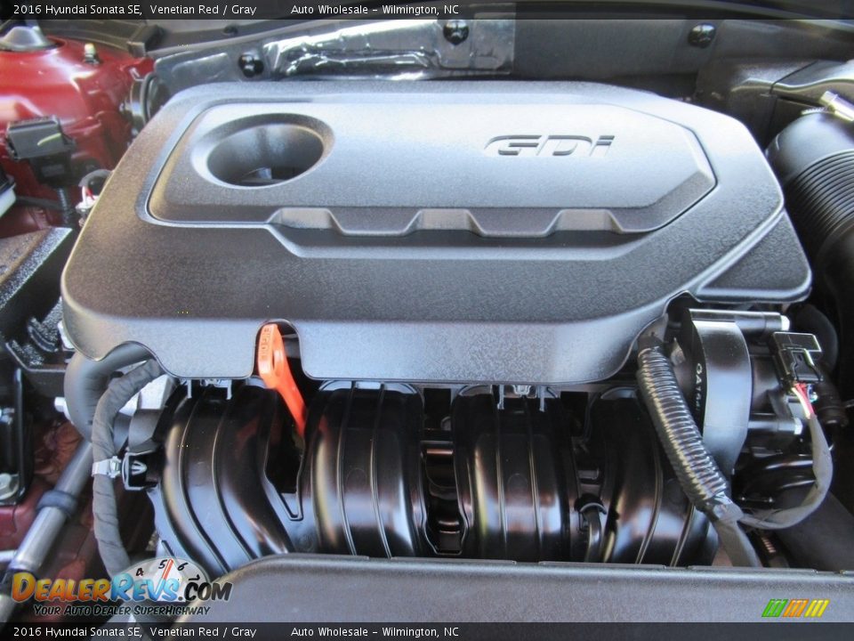 2016 Hyundai Sonata SE Venetian Red / Gray Photo #6