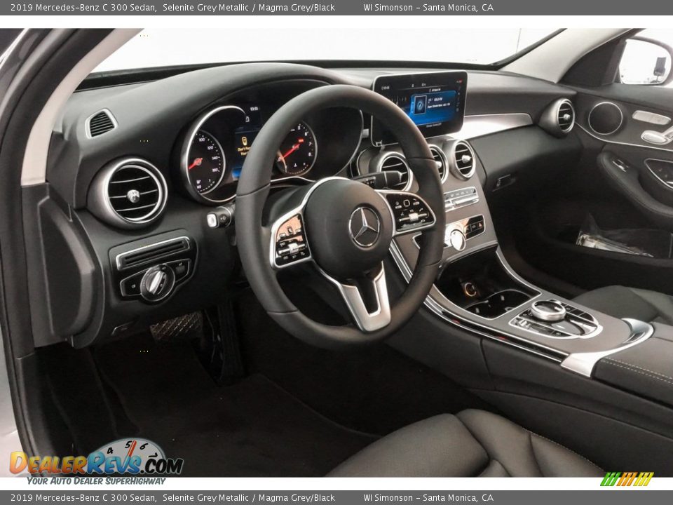 2019 Mercedes-Benz C 300 Sedan Selenite Grey Metallic / Magma Grey/Black Photo #4