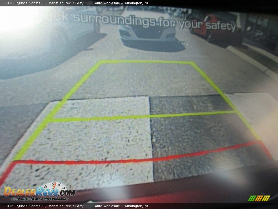 2016 Hyundai Sonata SE Venetian Red / Gray Photo #18