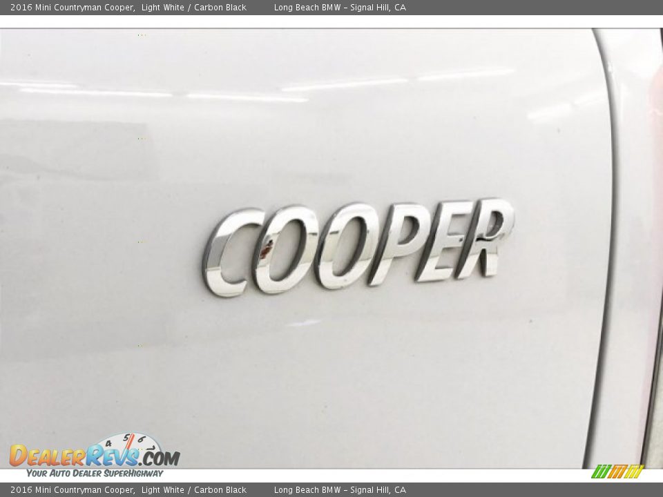 2016 Mini Countryman Cooper Light White / Carbon Black Photo #7