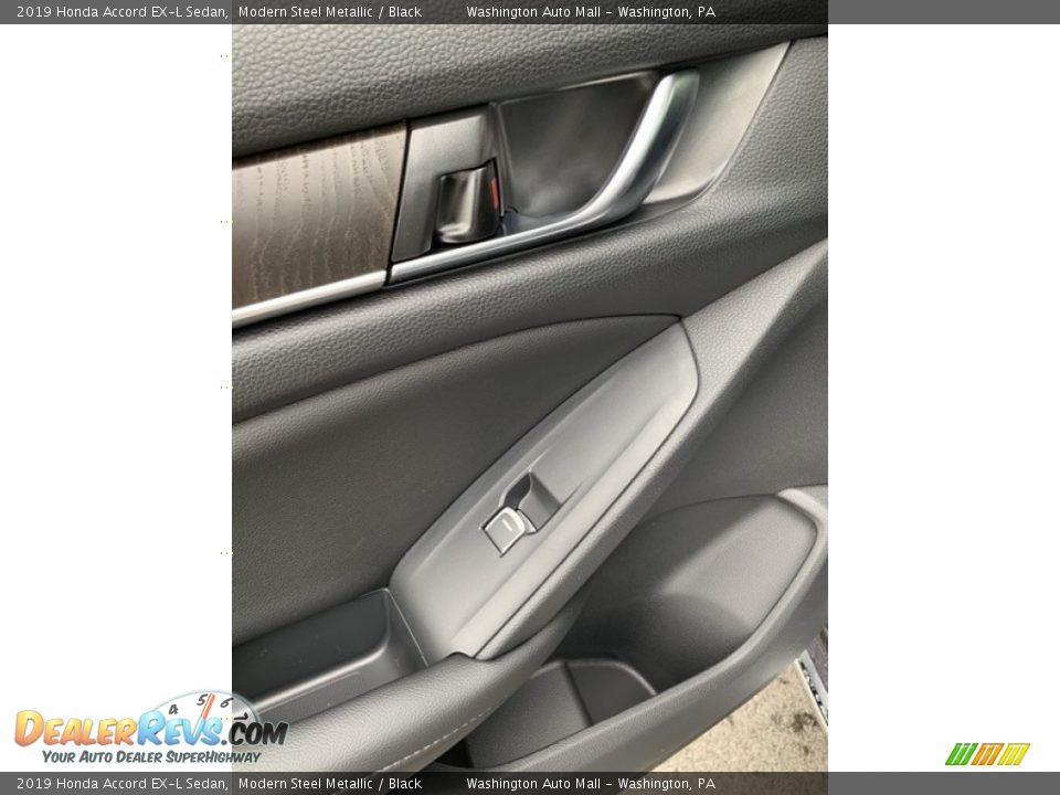 2019 Honda Accord EX-L Sedan Modern Steel Metallic / Black Photo #17