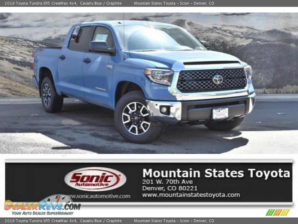 2019 Toyota Tundra SR5 CrewMax 4x4 Cavalry Blue / Graphite Photo #1