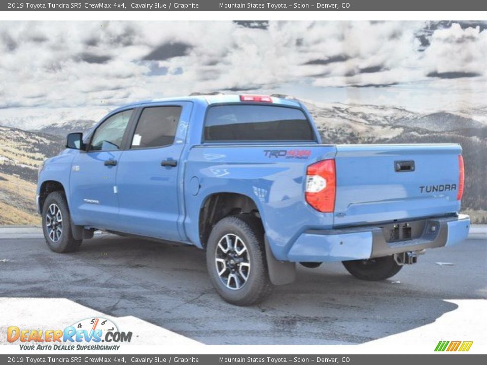 2019 Toyota Tundra SR5 CrewMax 4x4 Cavalry Blue / Graphite Photo #3