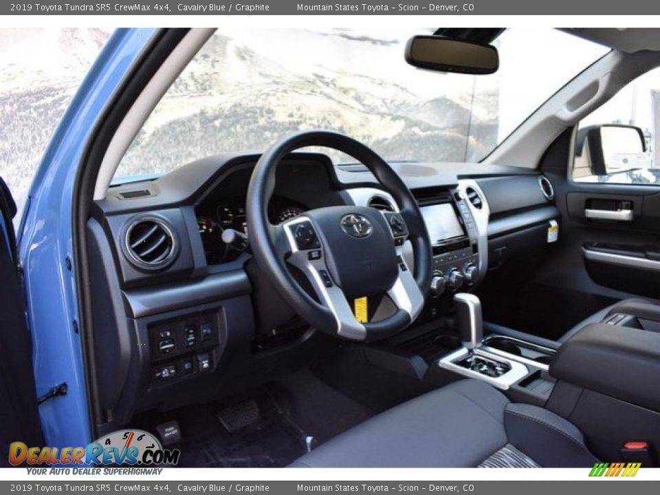 2019 Toyota Tundra SR5 CrewMax 4x4 Cavalry Blue / Graphite Photo #5