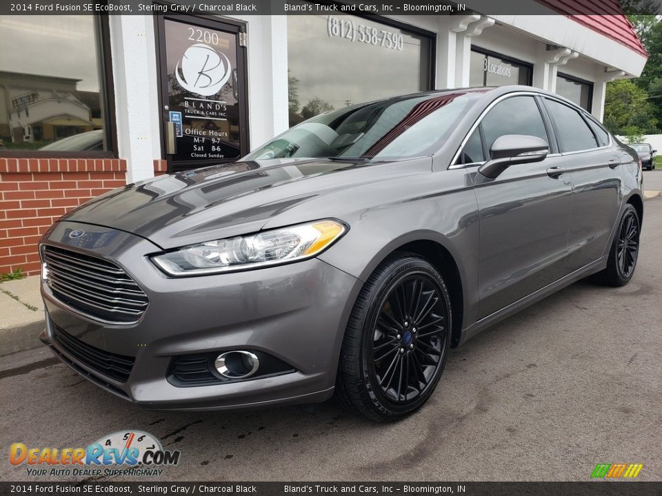 2014 Ford Fusion SE EcoBoost Sterling Gray / Charcoal Black Photo #2
