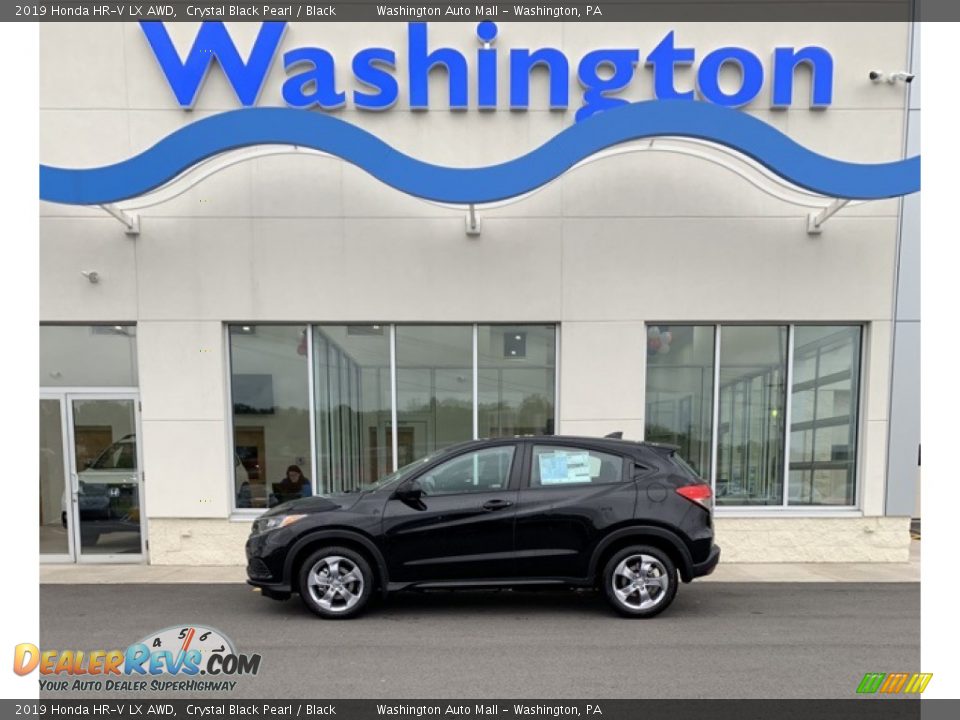 2019 Honda HR-V LX AWD Crystal Black Pearl / Black Photo #1