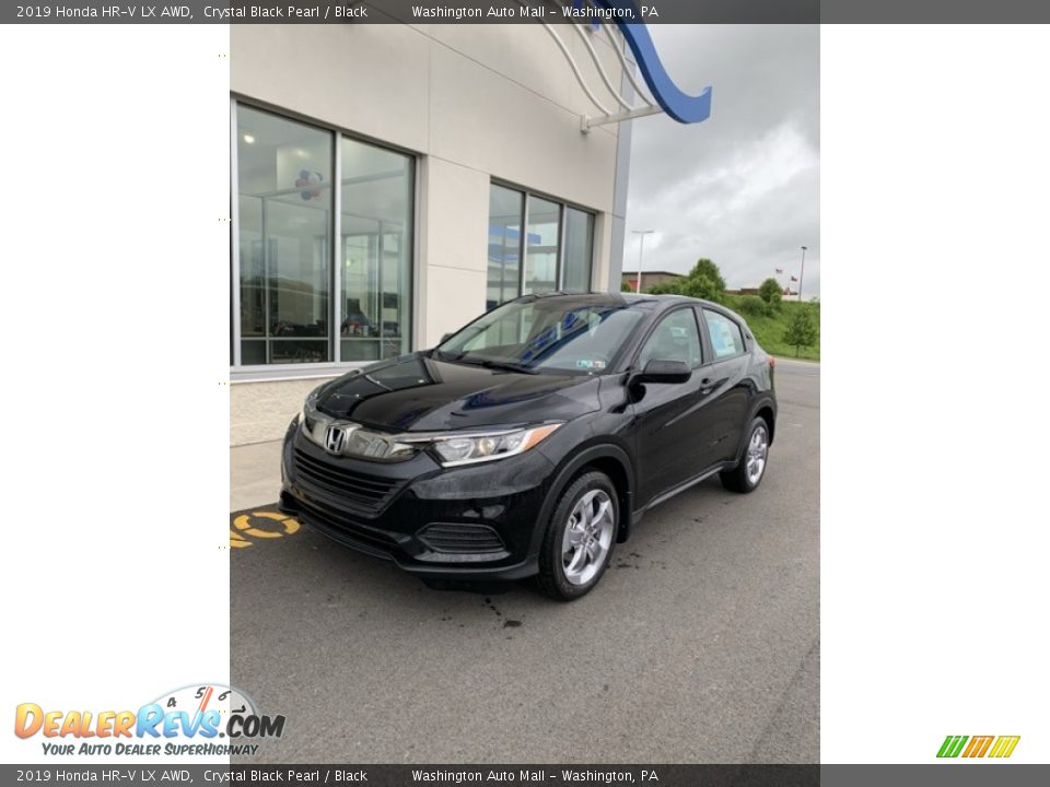 2019 Honda HR-V LX AWD Crystal Black Pearl / Black Photo #2
