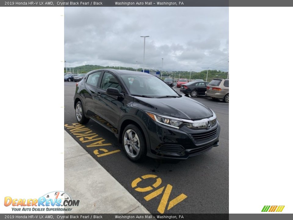 2019 Honda HR-V LX AWD Crystal Black Pearl / Black Photo #4