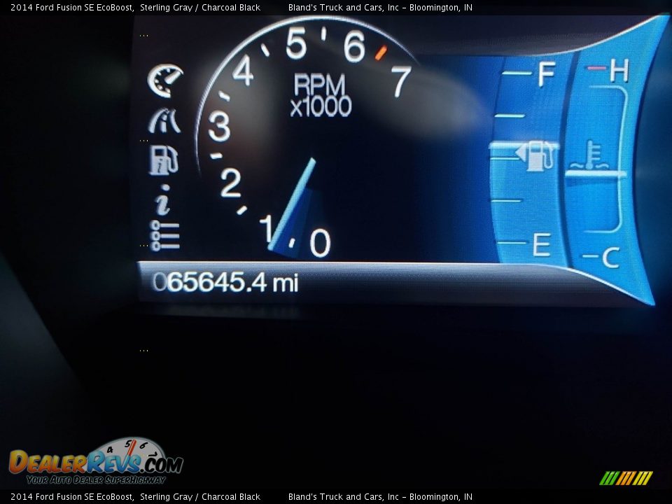 2014 Ford Fusion SE EcoBoost Sterling Gray / Charcoal Black Photo #16