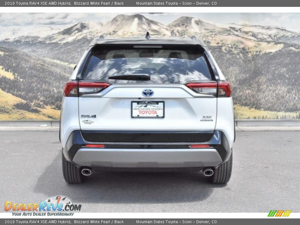 2019 Toyota RAV4 XSE AWD Hybrid Blizzard White Pearl / Black Photo #4