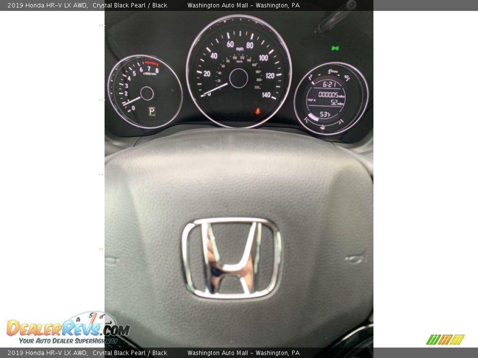 2019 Honda HR-V LX AWD Crystal Black Pearl / Black Photo #29