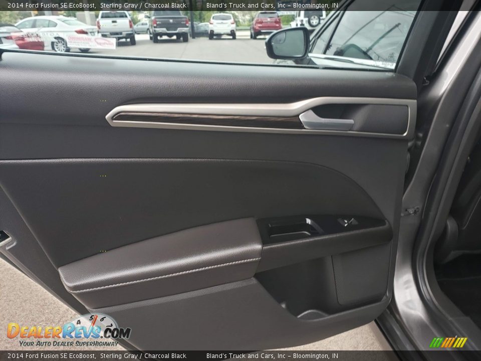 2014 Ford Fusion SE EcoBoost Sterling Gray / Charcoal Black Photo #33