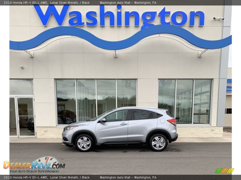 2019 Honda HR-V EX-L AWD Lunar Silver Metallic / Black Photo #1