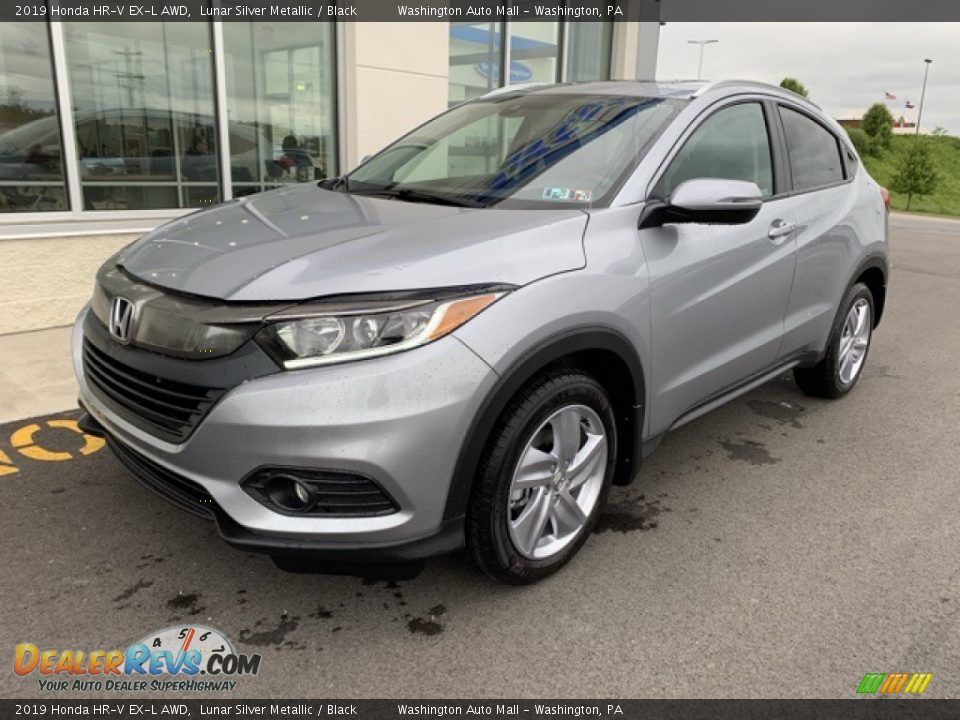 2019 Honda HR-V EX-L AWD Lunar Silver Metallic / Black Photo #2