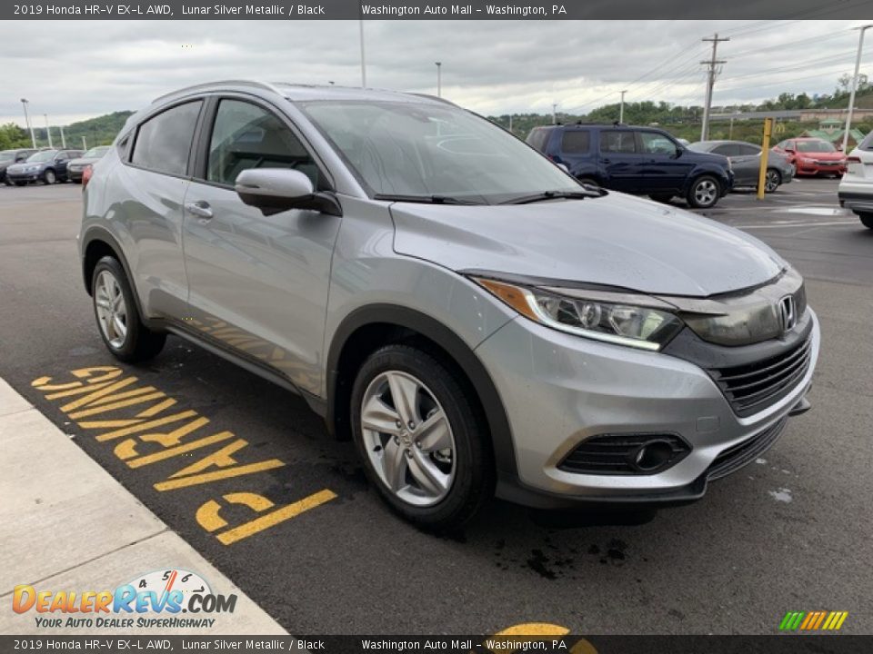 2019 Honda HR-V EX-L AWD Lunar Silver Metallic / Black Photo #4