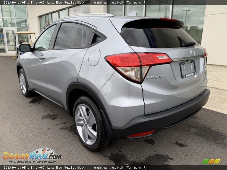 2019 Honda HR-V EX-L AWD Lunar Silver Metallic / Black Photo #7