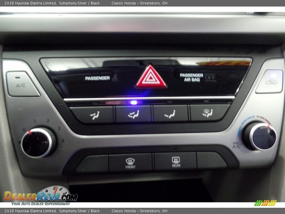 2018 Hyundai Elantra Limited Symphony Silver / Black Photo #33