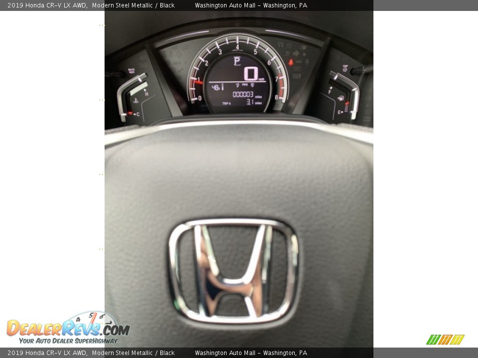 2019 Honda CR-V LX AWD Modern Steel Metallic / Black Photo #30