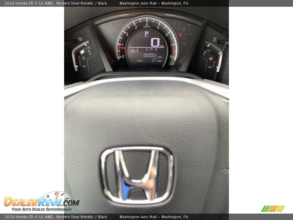 2019 Honda CR-V LX AWD Modern Steel Metallic / Black Photo #30
