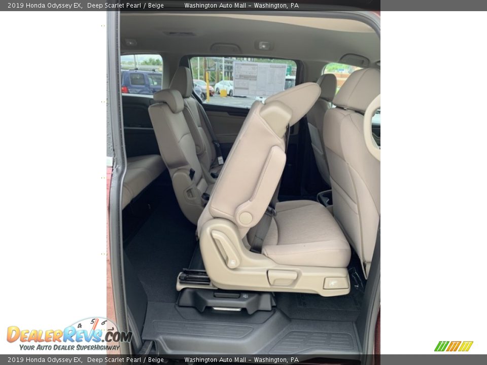 2019 Honda Odyssey EX Deep Scarlet Pearl / Beige Photo #23