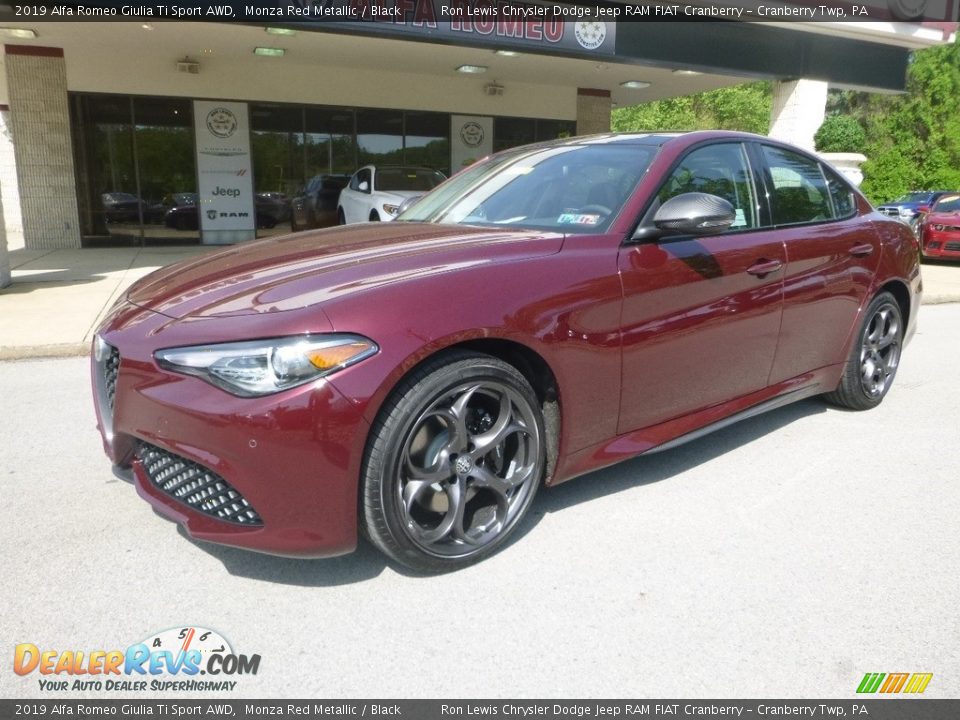 2019 Alfa Romeo Giulia Ti Sport AWD Monza Red Metallic / Black Photo #2