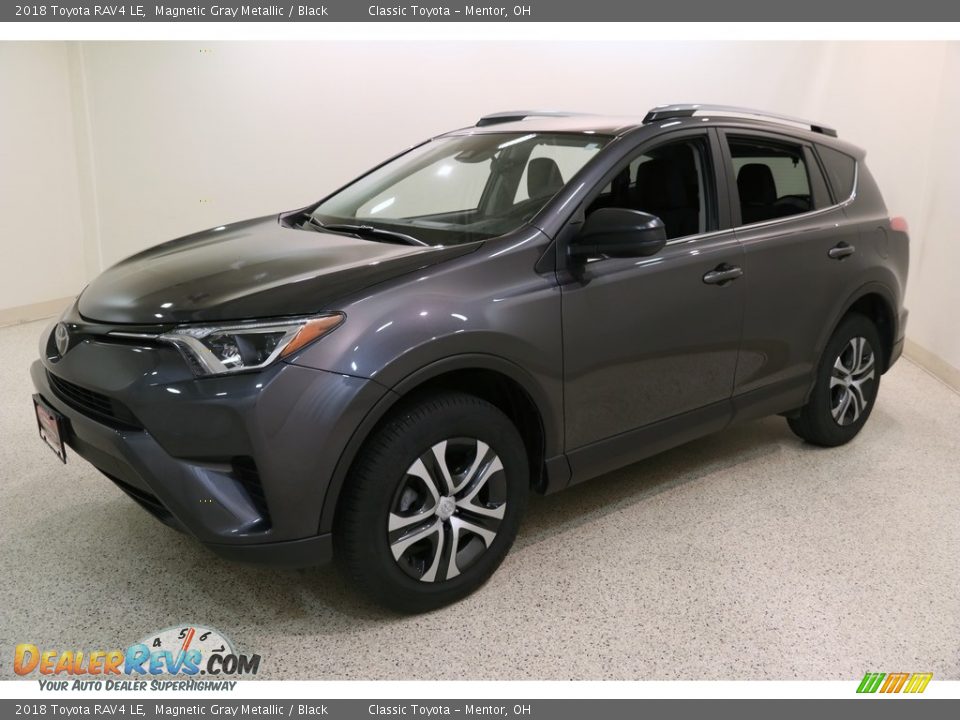 2018 Toyota RAV4 LE Magnetic Gray Metallic / Black Photo #3