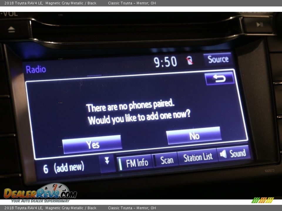 2018 Toyota RAV4 LE Magnetic Gray Metallic / Black Photo #9