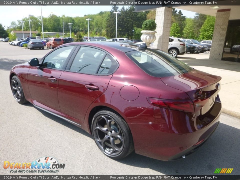 2019 Alfa Romeo Giulia Ti Sport AWD Monza Red Metallic / Black Photo #5
