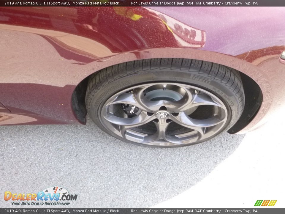 2019 Alfa Romeo Giulia Ti Sport AWD Monza Red Metallic / Black Photo #14