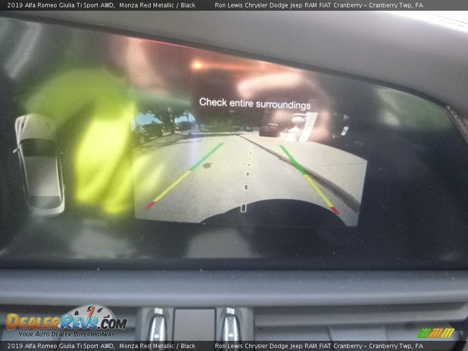 2019 Alfa Romeo Giulia Ti Sport AWD Monza Red Metallic / Black Photo #23