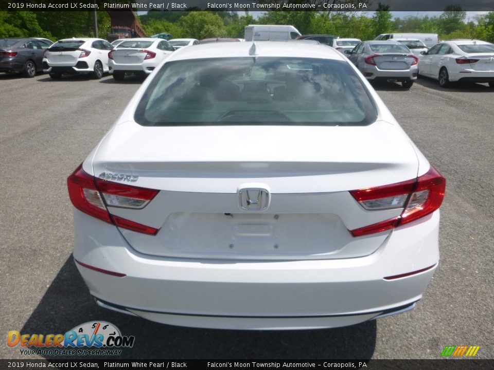 2019 Honda Accord LX Sedan Platinum White Pearl / Black Photo #4