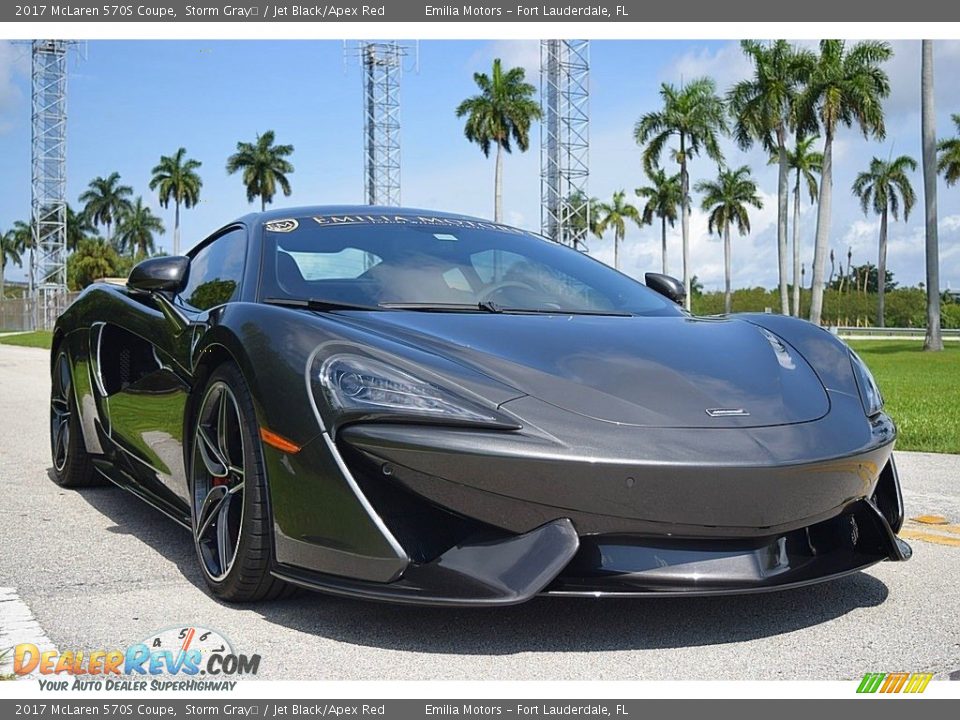 Storm Gray	 2017 McLaren 570S Coupe Photo #2