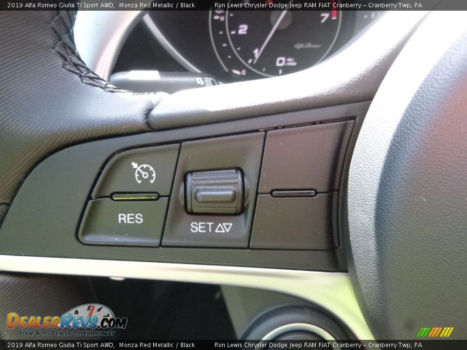 2019 Alfa Romeo Giulia Ti Sport AWD Steering Wheel Photo #25