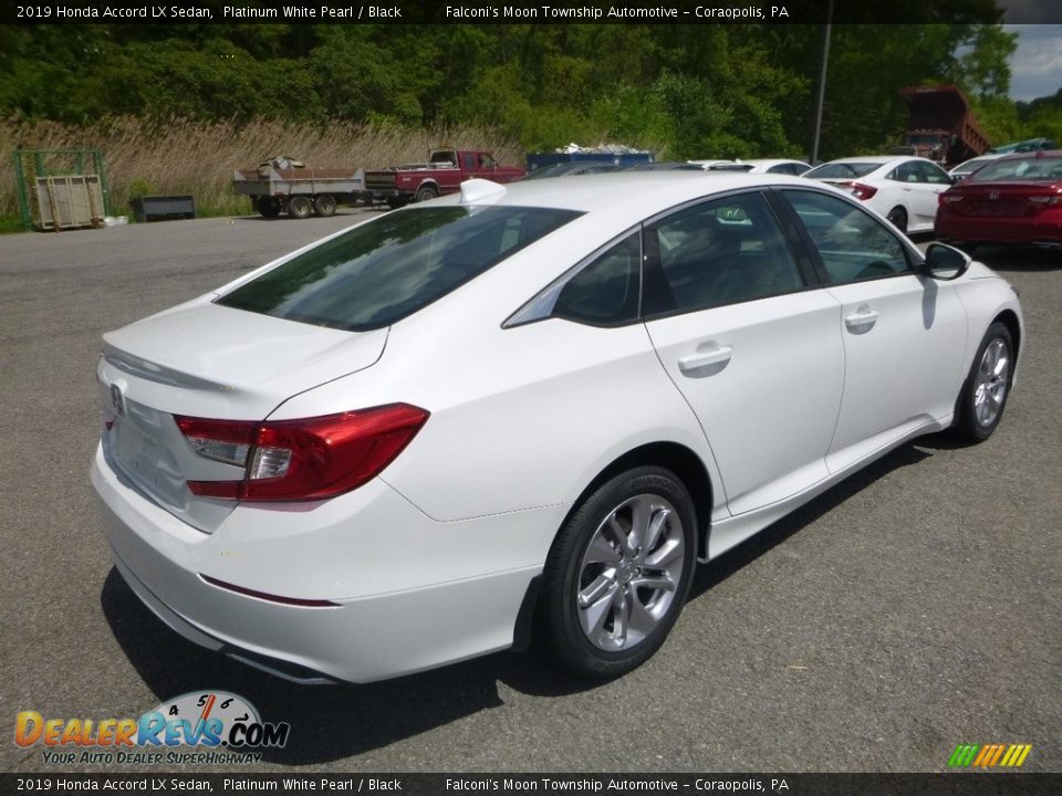 2019 Honda Accord LX Sedan Platinum White Pearl / Black Photo #5