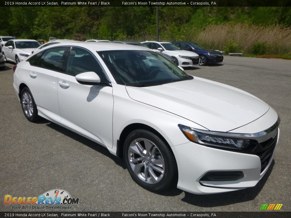 2019 Honda Accord LX Sedan Platinum White Pearl / Black Photo #6