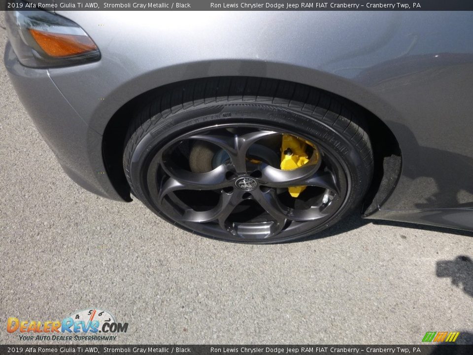 2019 Alfa Romeo Giulia Ti AWD Stromboli Gray Metallic / Black Photo #3