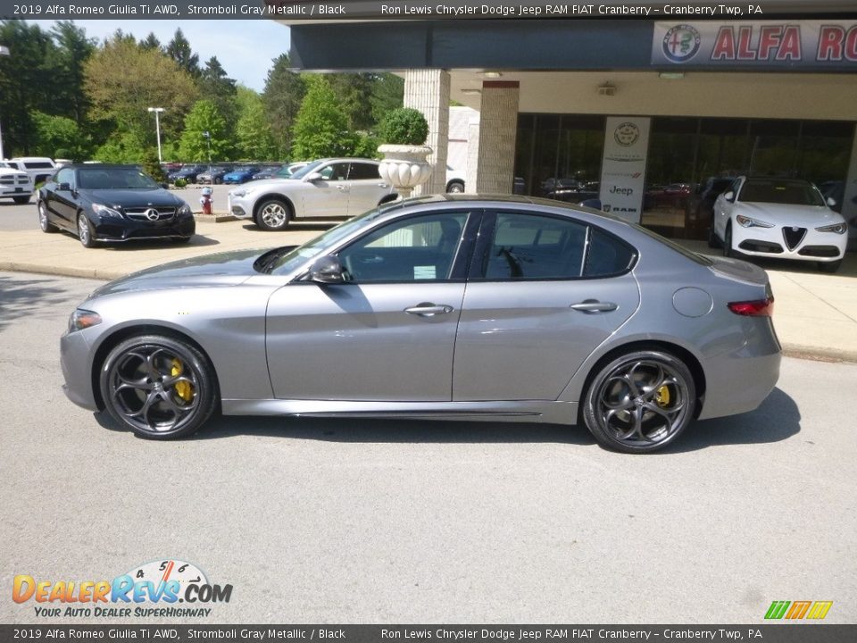 2019 Alfa Romeo Giulia Ti AWD Stromboli Gray Metallic / Black Photo #4