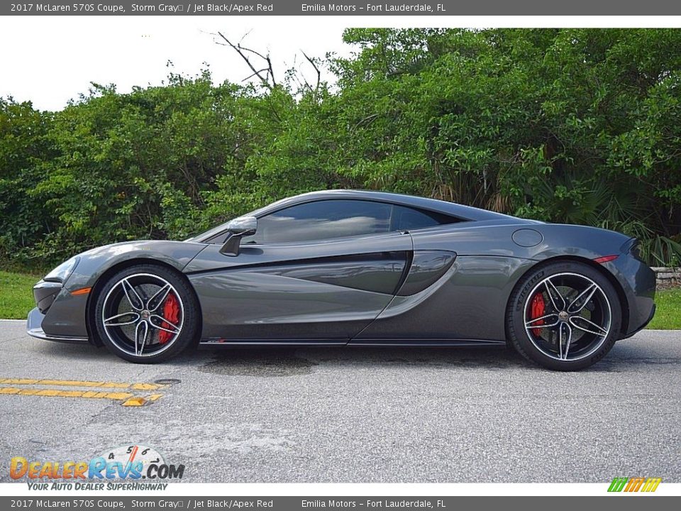 Storm Gray	 2017 McLaren 570S Coupe Photo #12