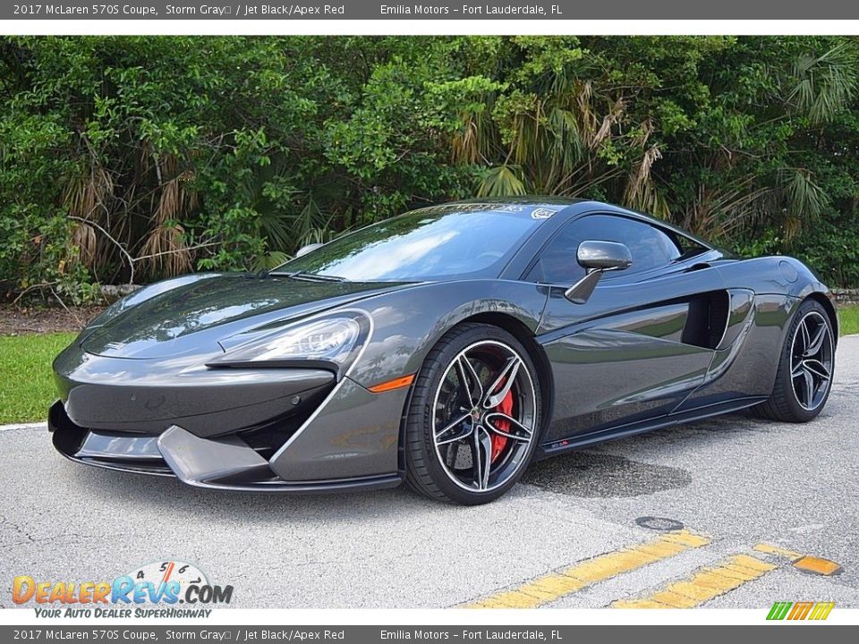 Storm Gray	 2017 McLaren 570S Coupe Photo #14