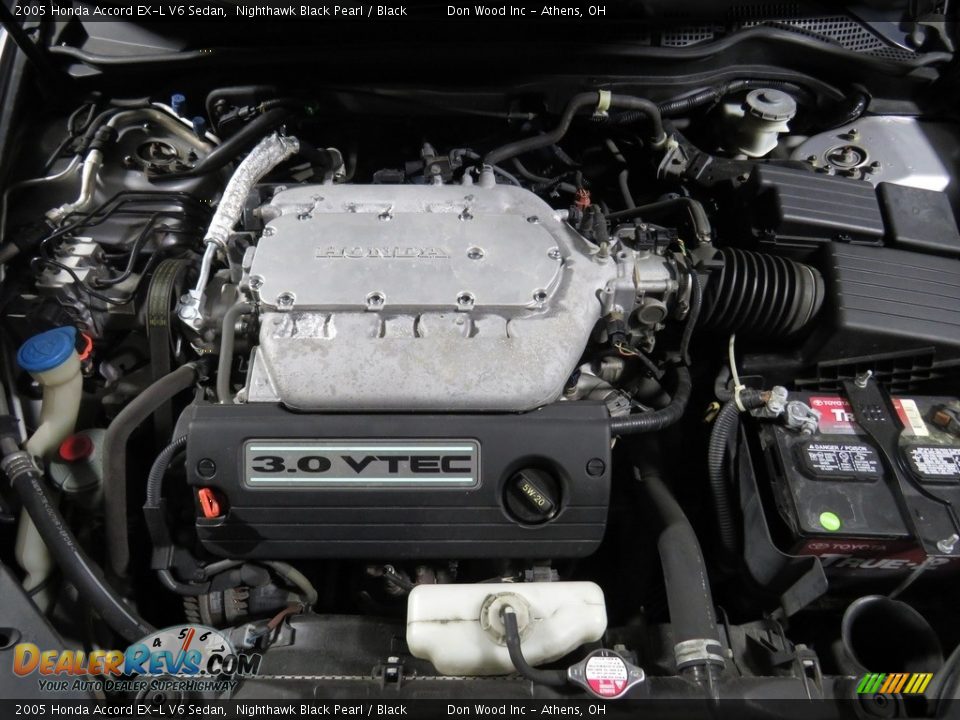 2005 Honda Accord EX-L V6 Sedan Nighthawk Black Pearl / Black Photo #5