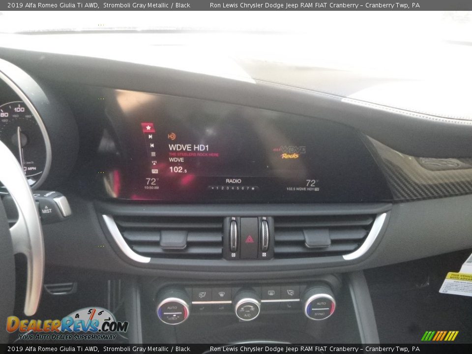 2019 Alfa Romeo Giulia Ti AWD Stromboli Gray Metallic / Black Photo #20