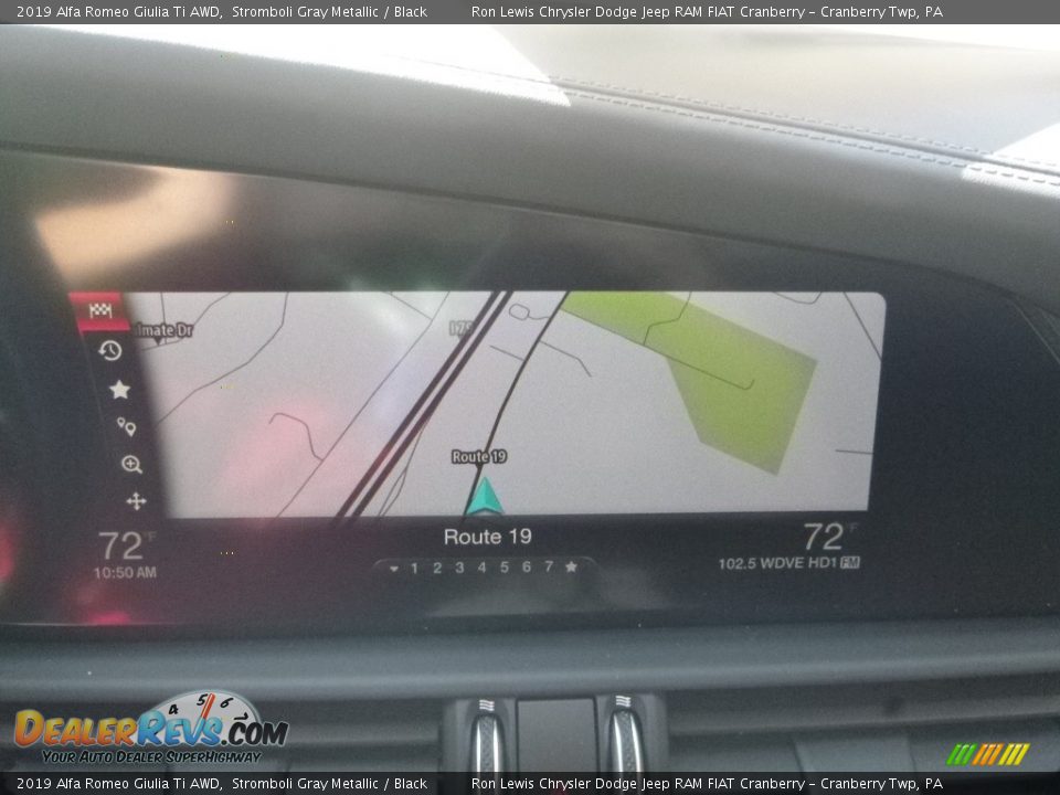 2019 Alfa Romeo Giulia Ti AWD Stromboli Gray Metallic / Black Photo #21