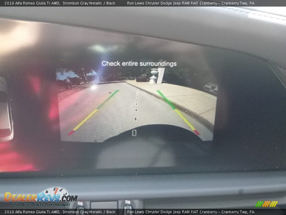 2019 Alfa Romeo Giulia Ti AWD Stromboli Gray Metallic / Black Photo #22