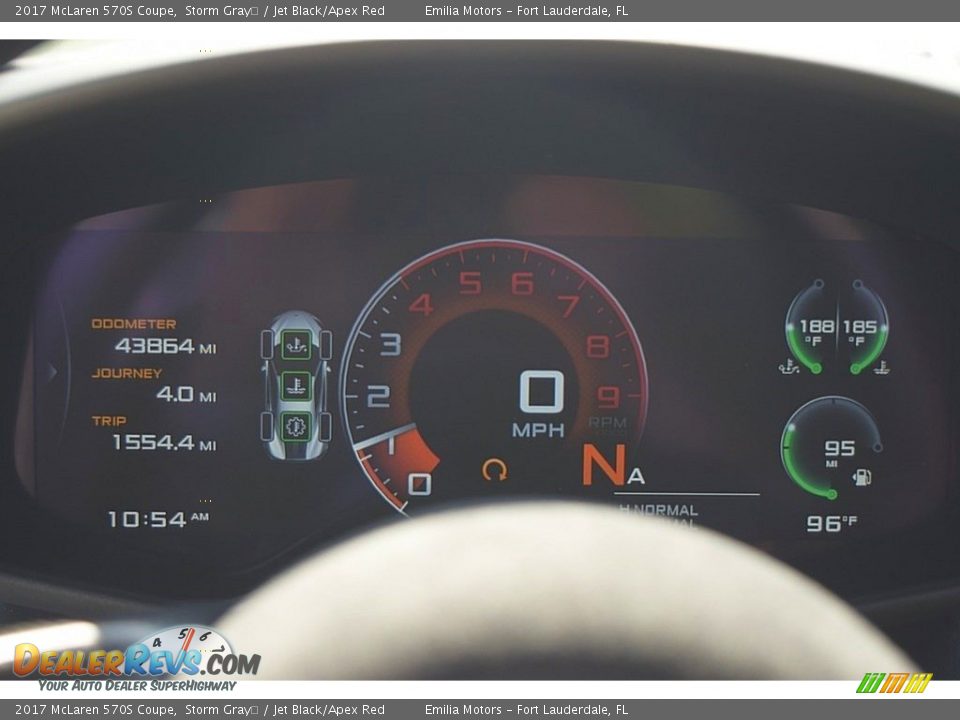 2017 McLaren 570S Coupe Gauges Photo #45