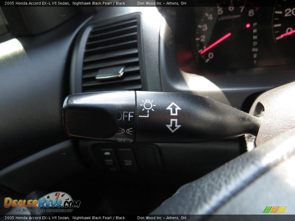 2005 Honda Accord EX-L V6 Sedan Nighthawk Black Pearl / Black Photo #35