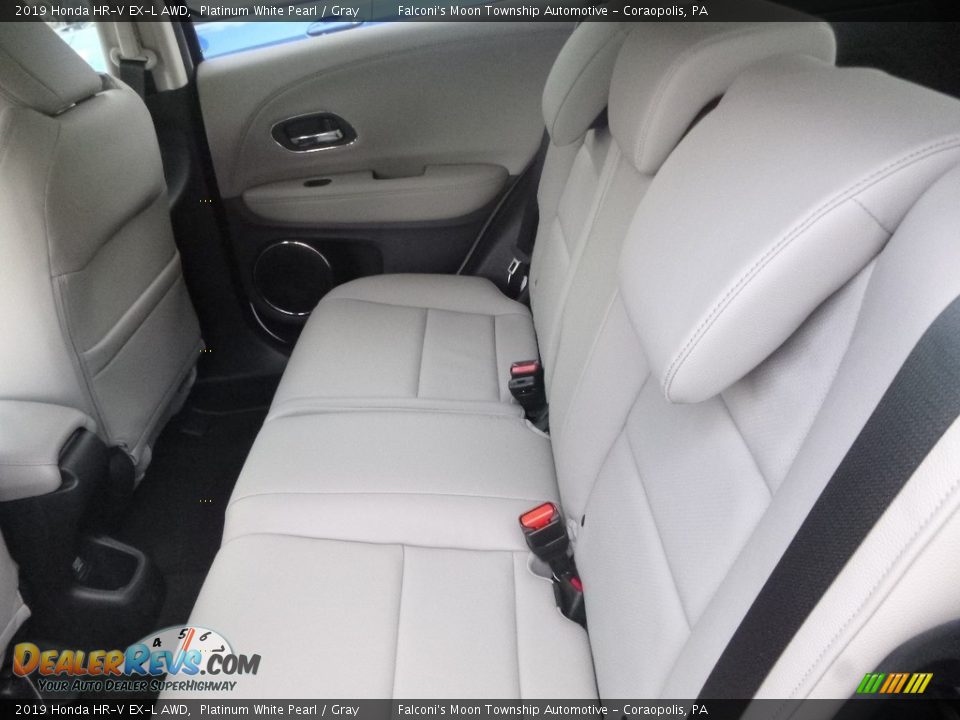 2019 Honda HR-V EX-L AWD Platinum White Pearl / Gray Photo #9