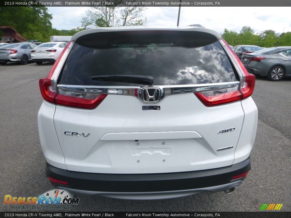 2019 Honda CR-V Touring AWD Platinum White Pearl / Black Photo #3